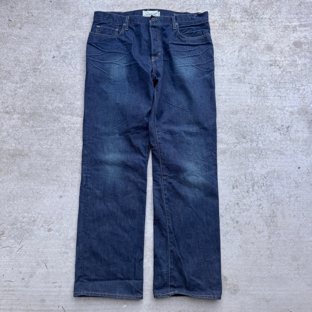 Rugby Ralph Lauren University Relaxed Jeans Dark Wash Indigo 38x34 Mens